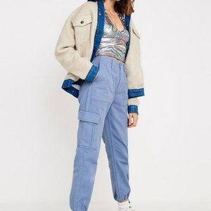 Urban outfitters blue cargo pants